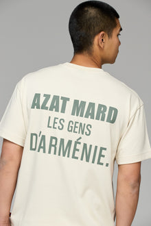 LES GENS STONE/GREEN T-SHIRT