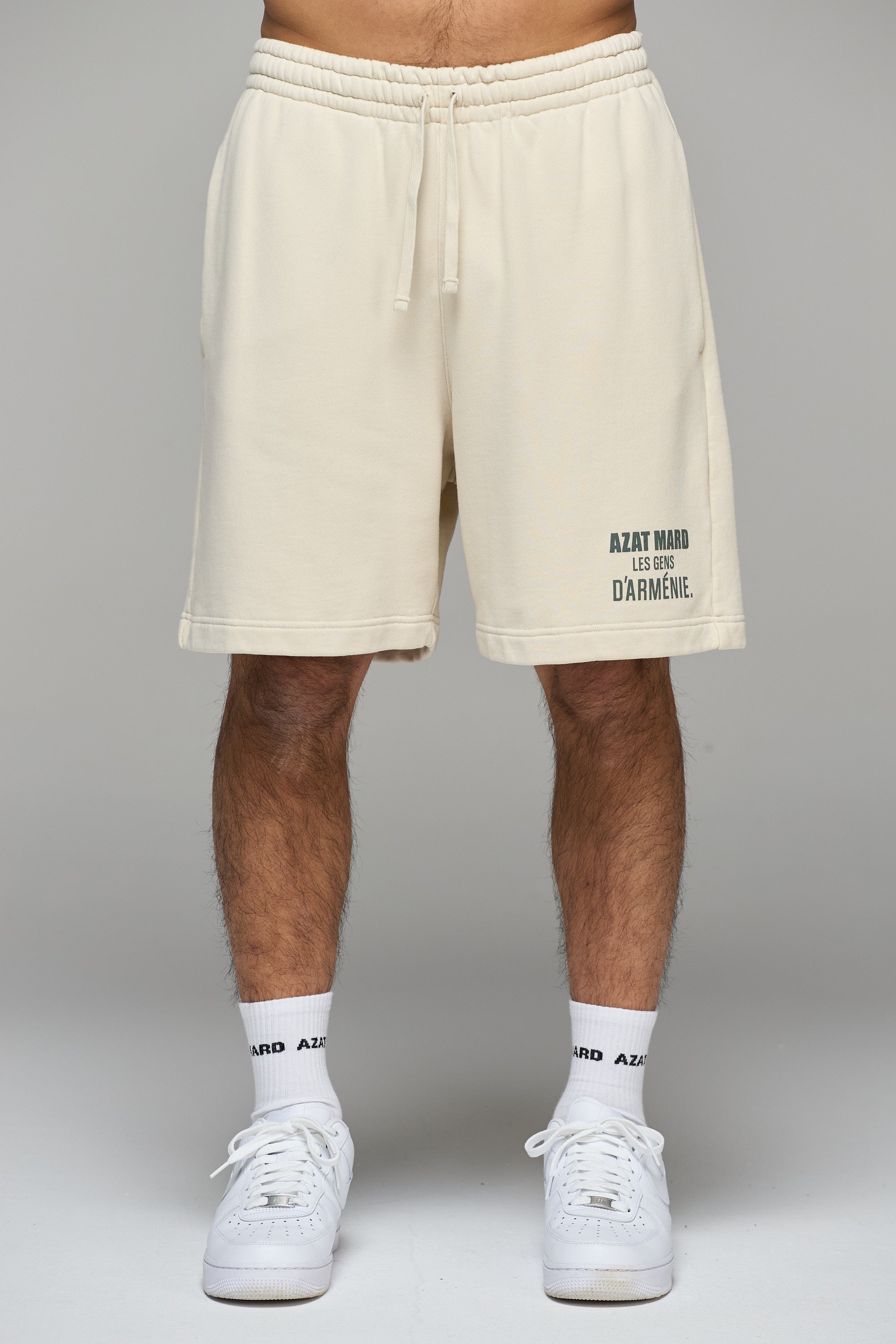 LES GENS STONE/GREEN SHORTS