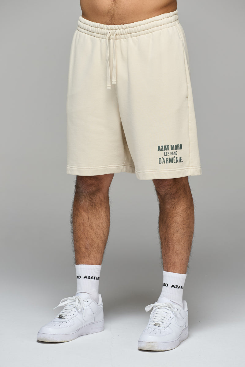 LES GENS STONE/GREEN SHORTS