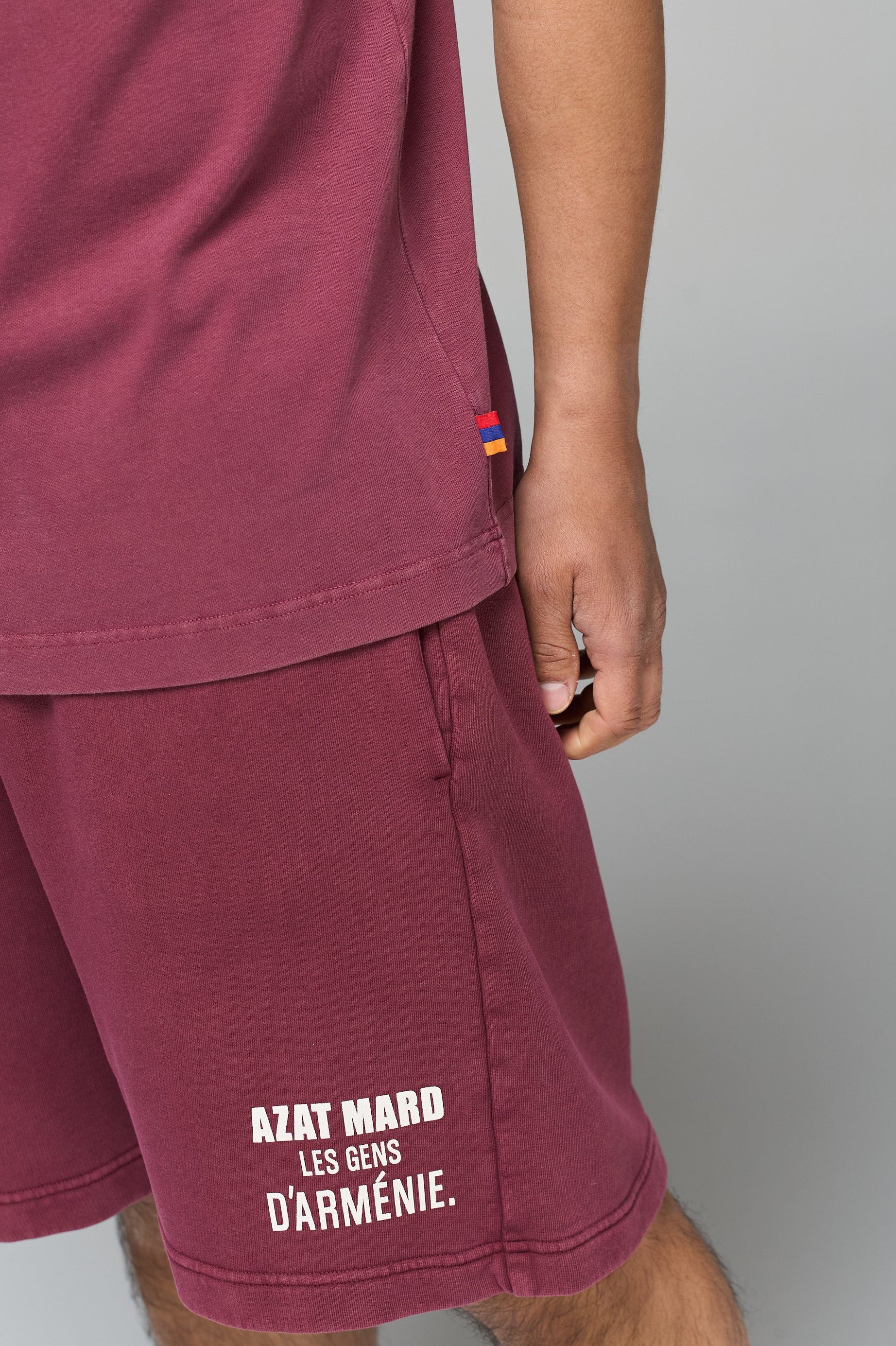 T-SHIRT MARRON DÉLAVÉ LES GENS