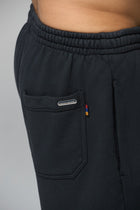 LES GENS WASHED BLACK/RED SHORTS