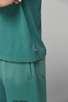 LES GENS WASHED GREEN T-SHIRT