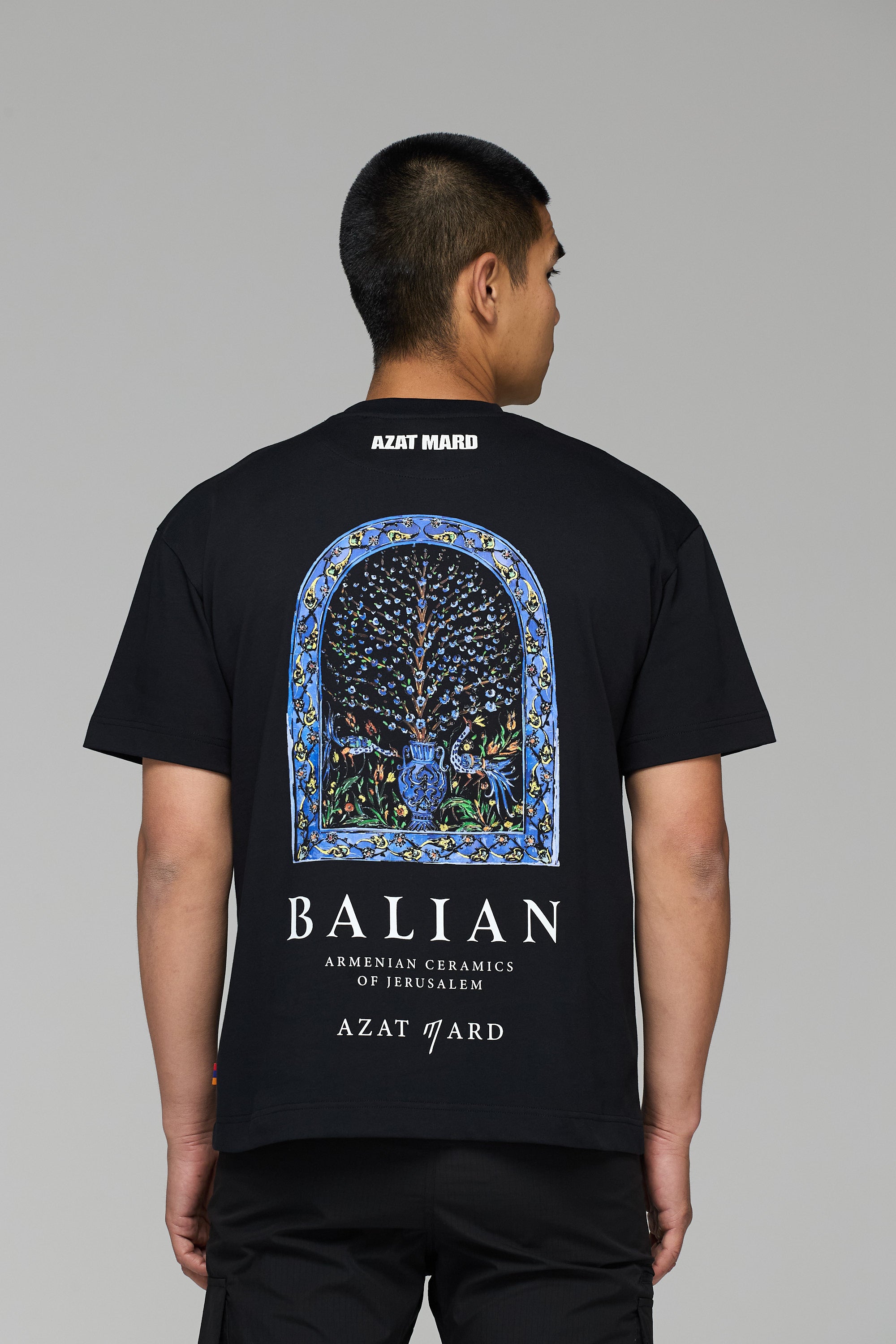 BLACK BALIAN ARMENIAN CERAMICS T-SHIRT