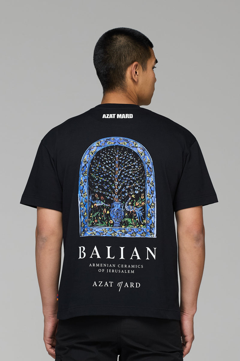 BLACK BALIAN ARMENIAN CERAMICS T-SHIRT