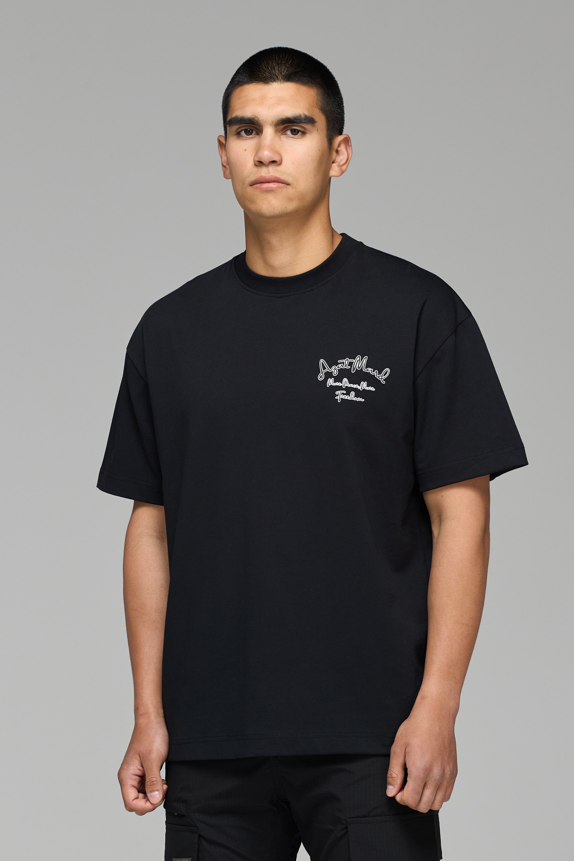 MORE PEACE, MORE FREEDOM BLACK T-SHIRT