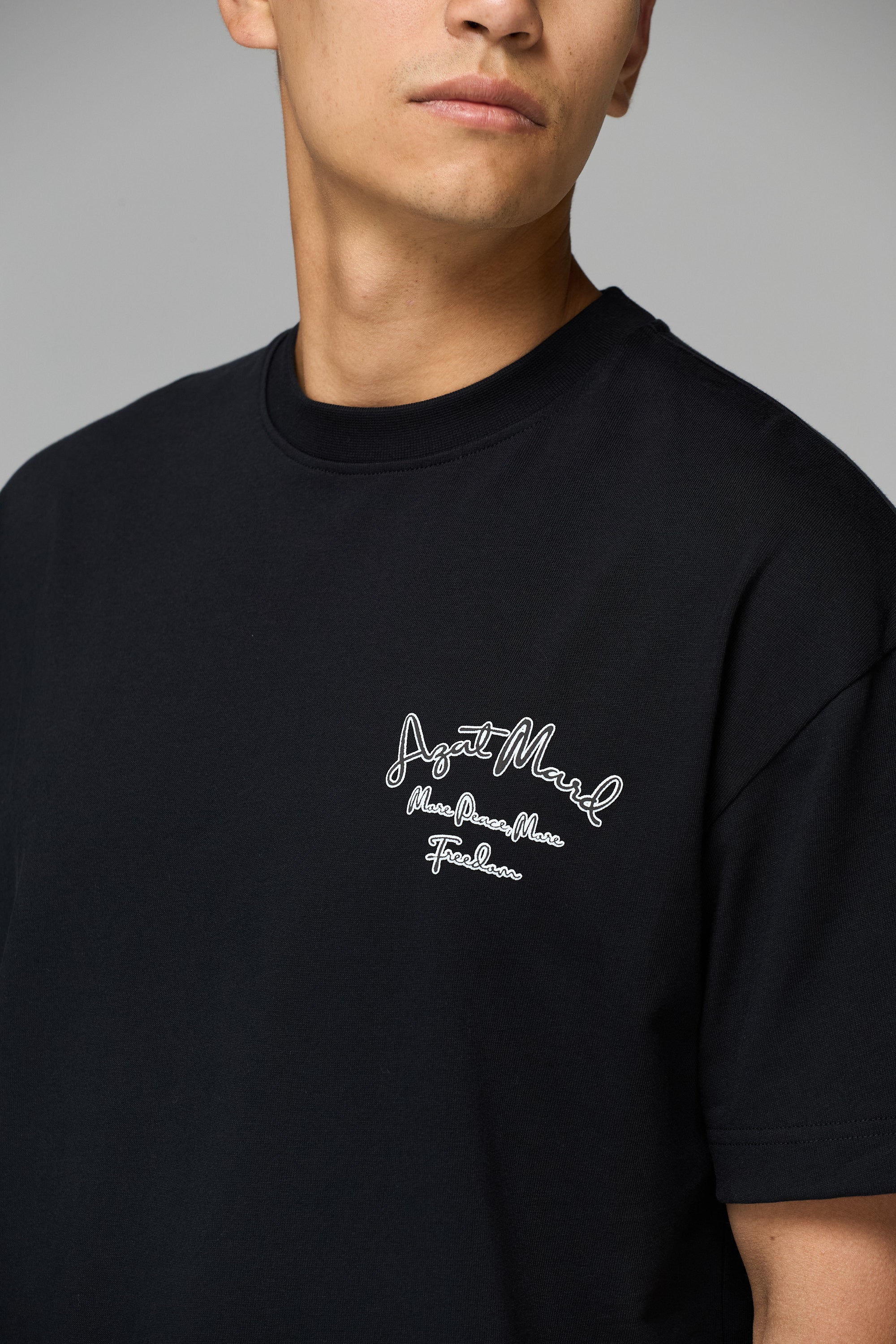 MORE PEACE, MORE FREEDOM BLACK T-SHIRT