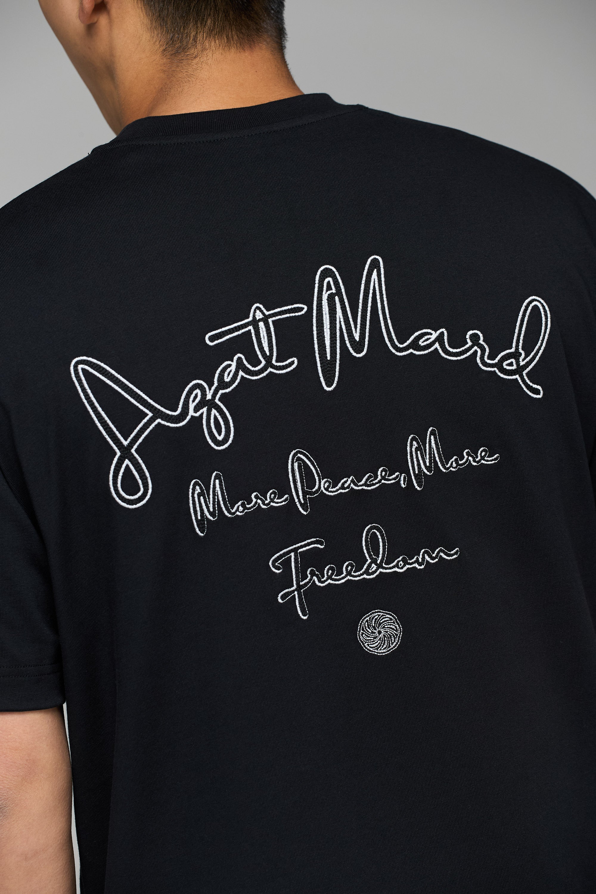 MORE PEACE, MORE FREEDOM BLACK T-SHIRT