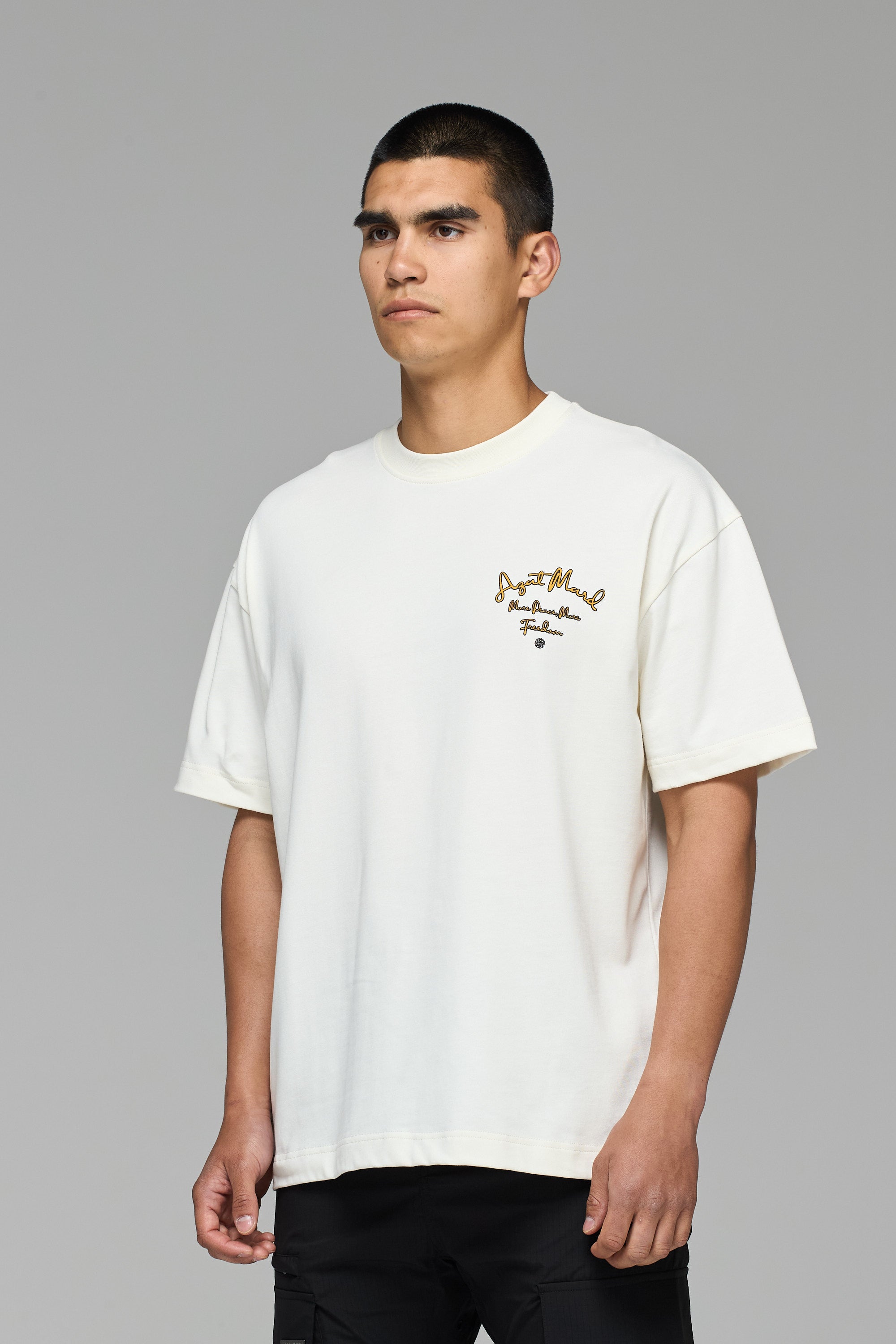 MORE PEACE, MORE FREEDOM OFF WHITE T-SHIRT