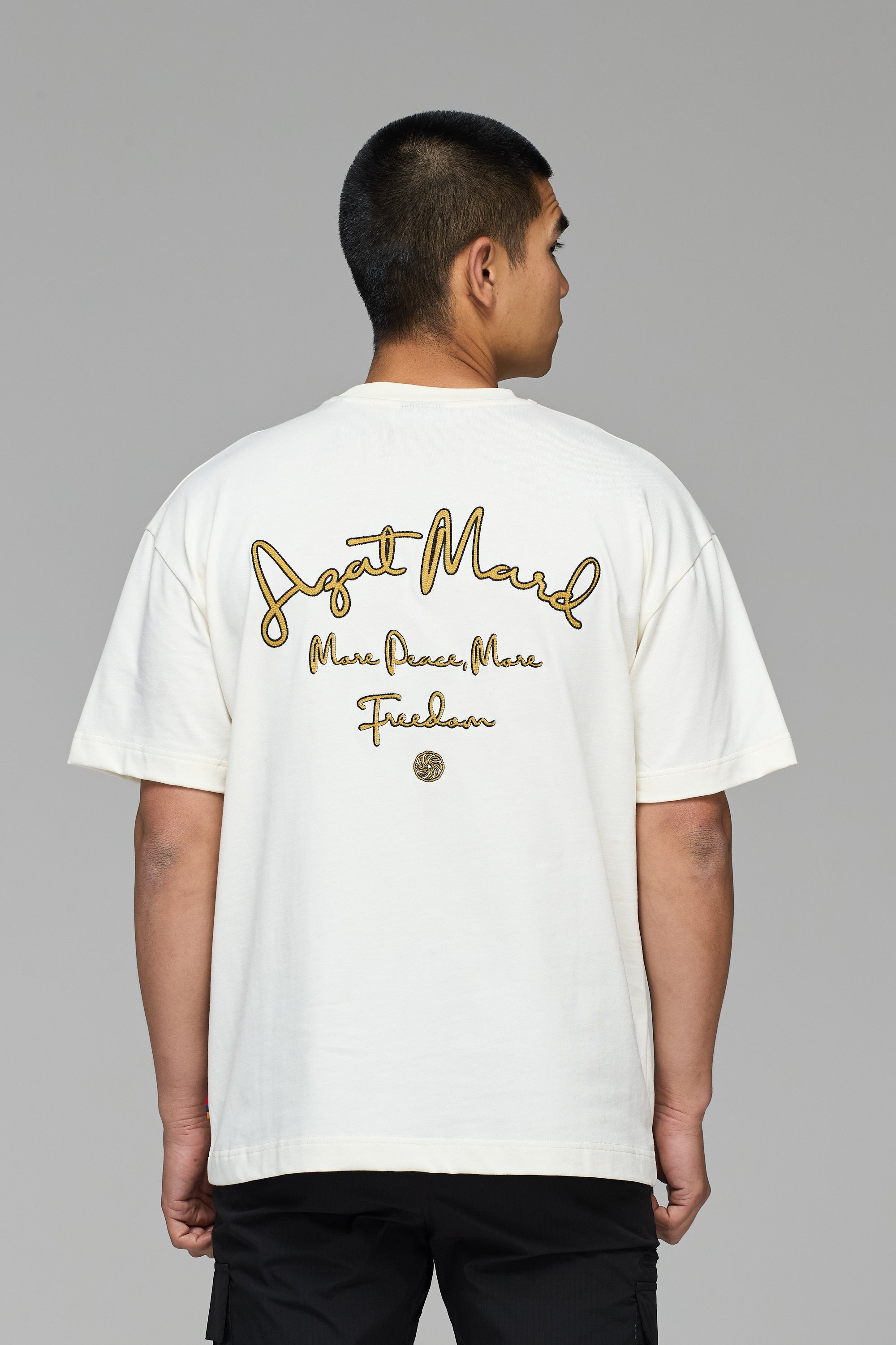 MORE PEACE, MORE FREEDOM OFF WHITE T-SHIRT