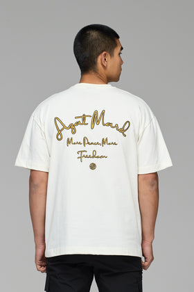 MORE PEACE, MORE FREEDOM OFF WHITE T-SHIRT