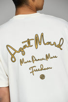 MORE PEACE, MORE FREEDOM OFF WHITE T-SHIRT