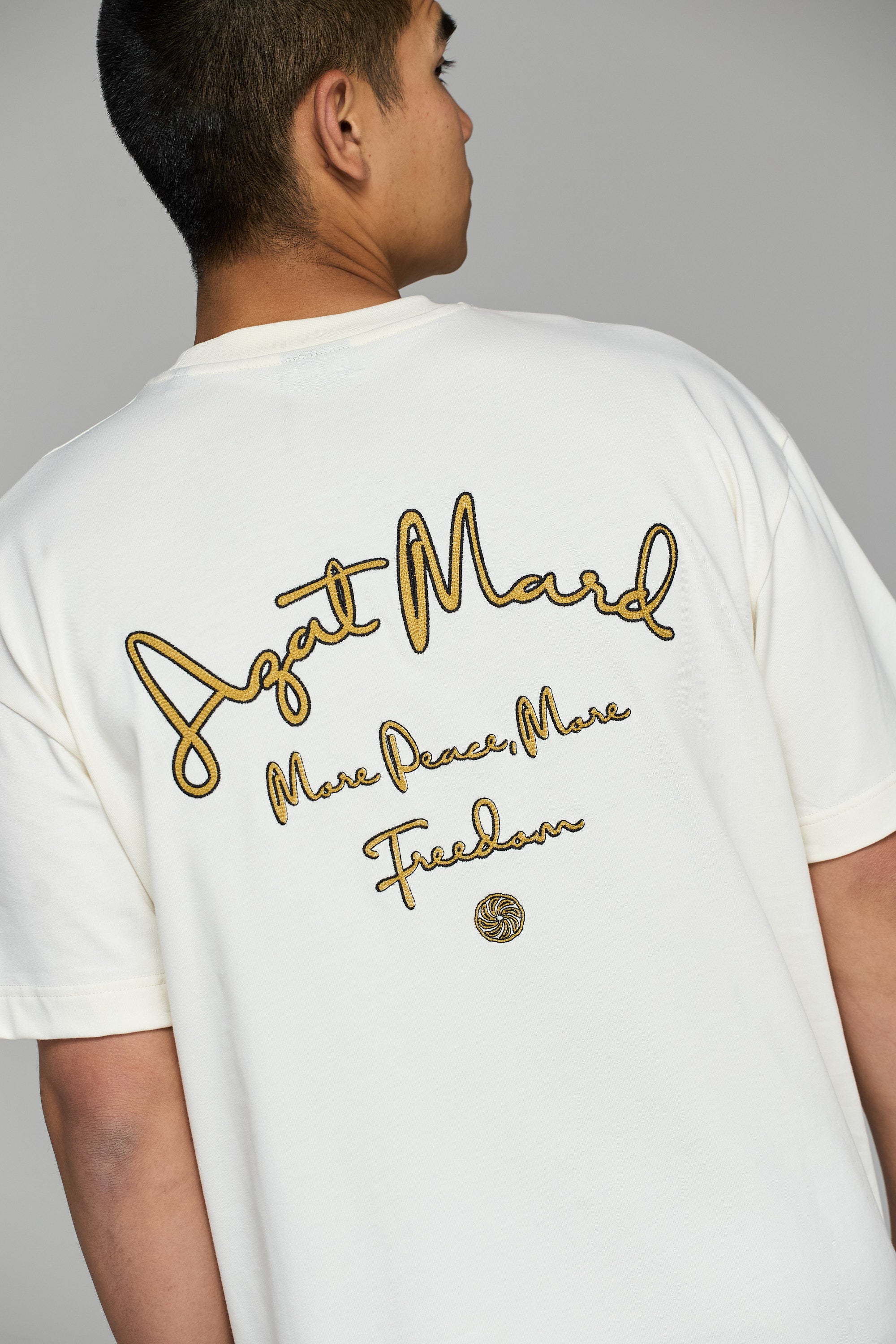 MORE PEACE, MORE FREEDOM OFF WHITE T-SHIRT