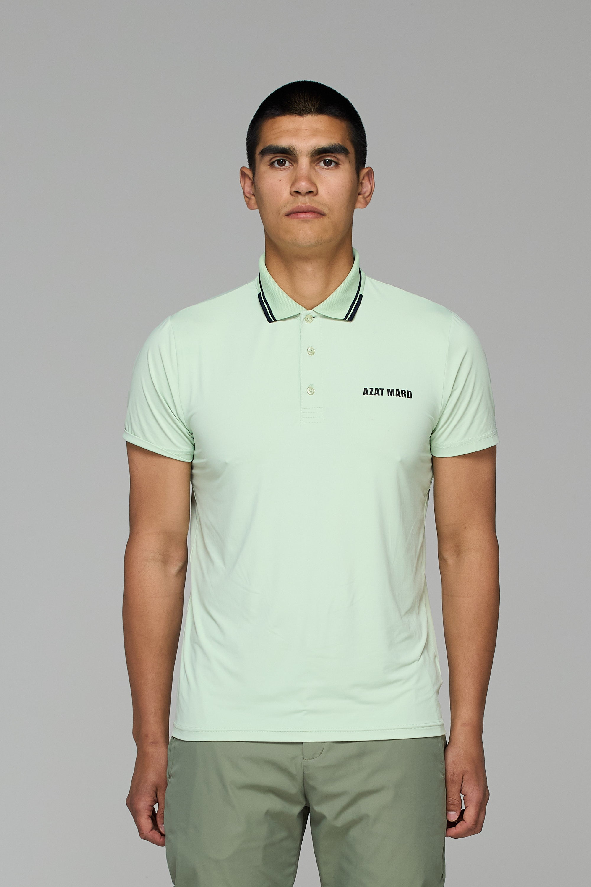 PASTEL GREEN ACTIVEWEAR POLO SHIRT