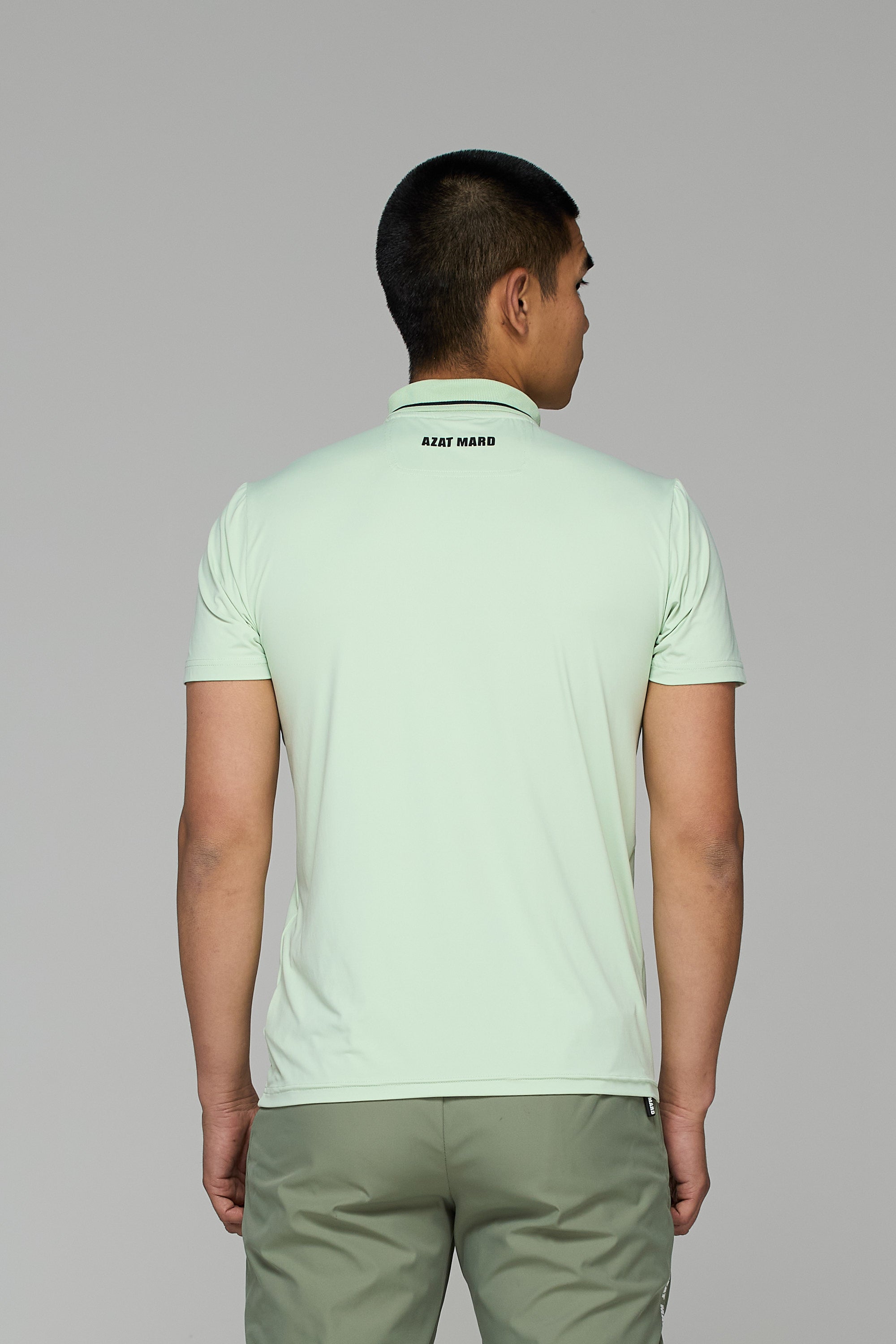 PASTEL GREEN ACTIVEWEAR POLO SHIRT