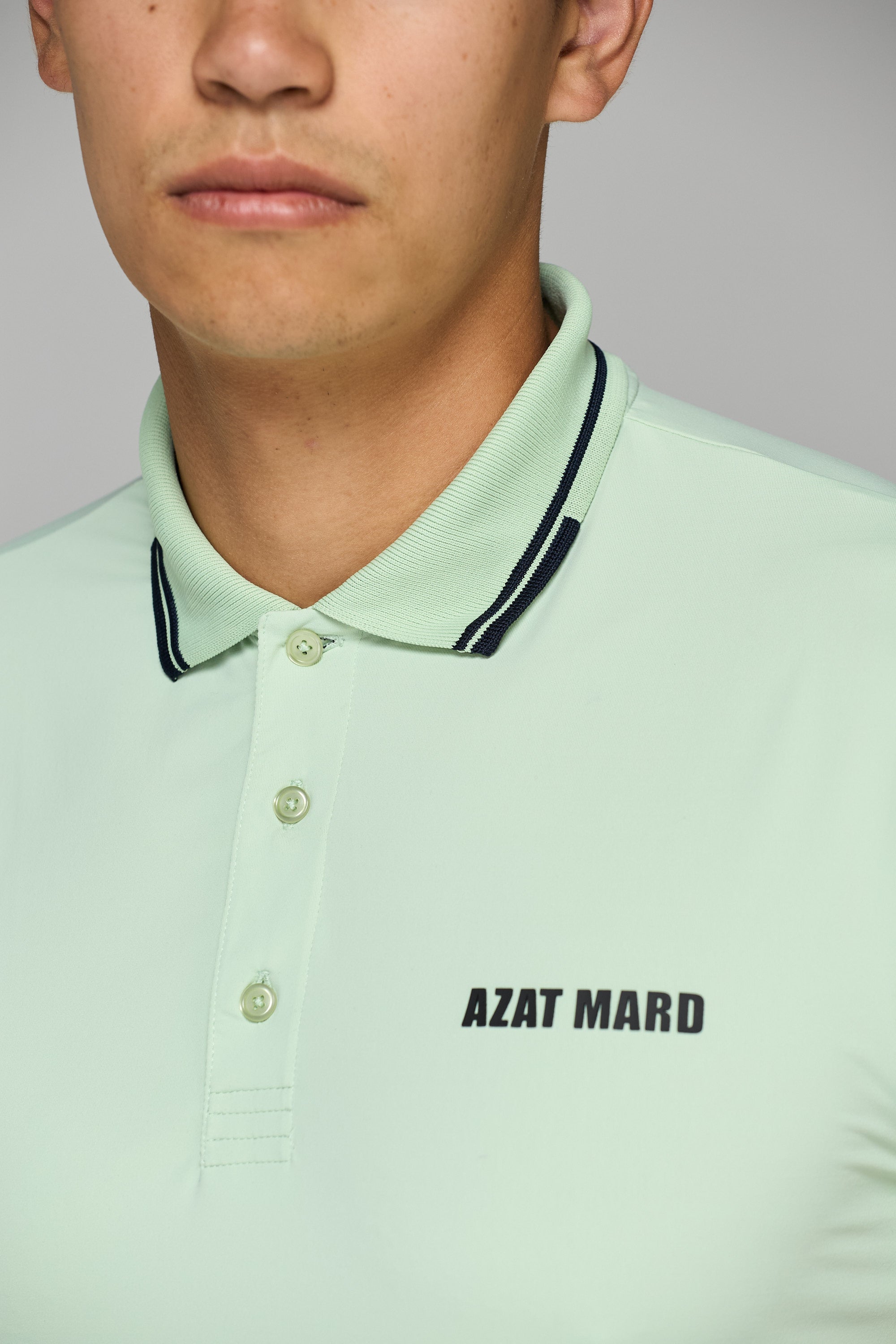 PASTEL GREEN ACTIVEWEAR POLO SHIRT