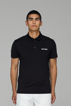 BLACK ACTIVEWEAR POLO