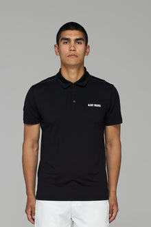 BLACK ACTIVEWEAR POLO