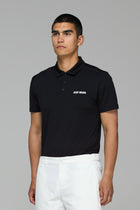 BLACK ACTIVEWEAR POLO