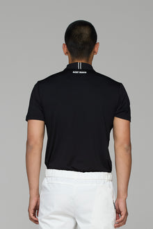 BLACK ACTIVEWEAR POLO