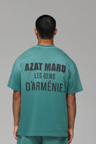 LES GENS WASHED GREEN T-SHIRT