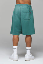 LES GENS WASHED GREEN SHORTS