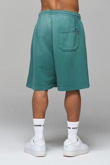 LES GENS WASHED GREEN SHORTS