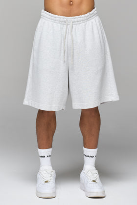 FIGHT CLUB LONG-LENGTH GREY SHORTS