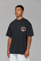 FIGHT CLUB WASHED BLACK T-SHIRT