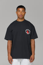 FIGHT CLUB WASHED BLACK T-SHIRT