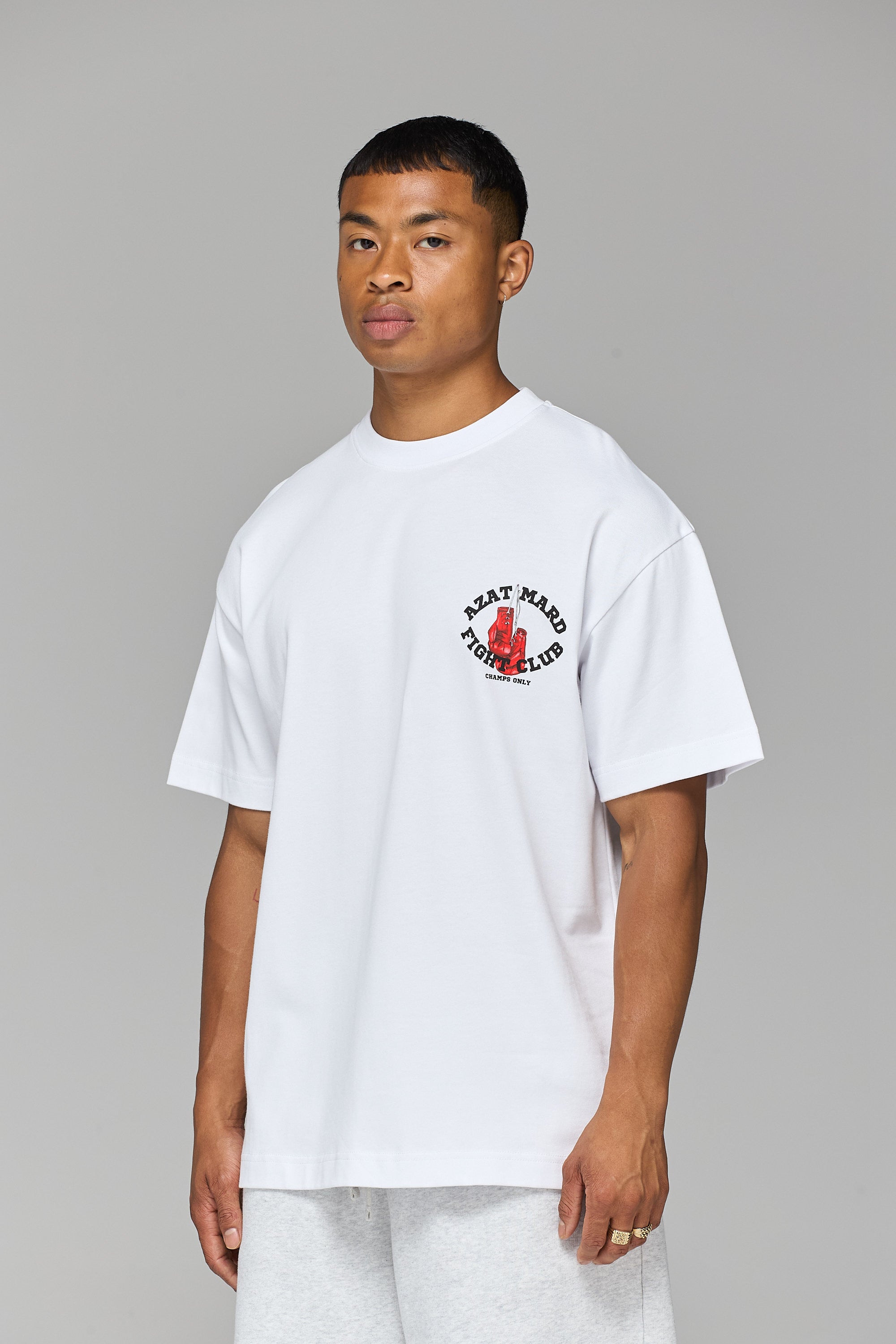 FIGHT CLUB WHITE T-SHIRT | AZAT MARD