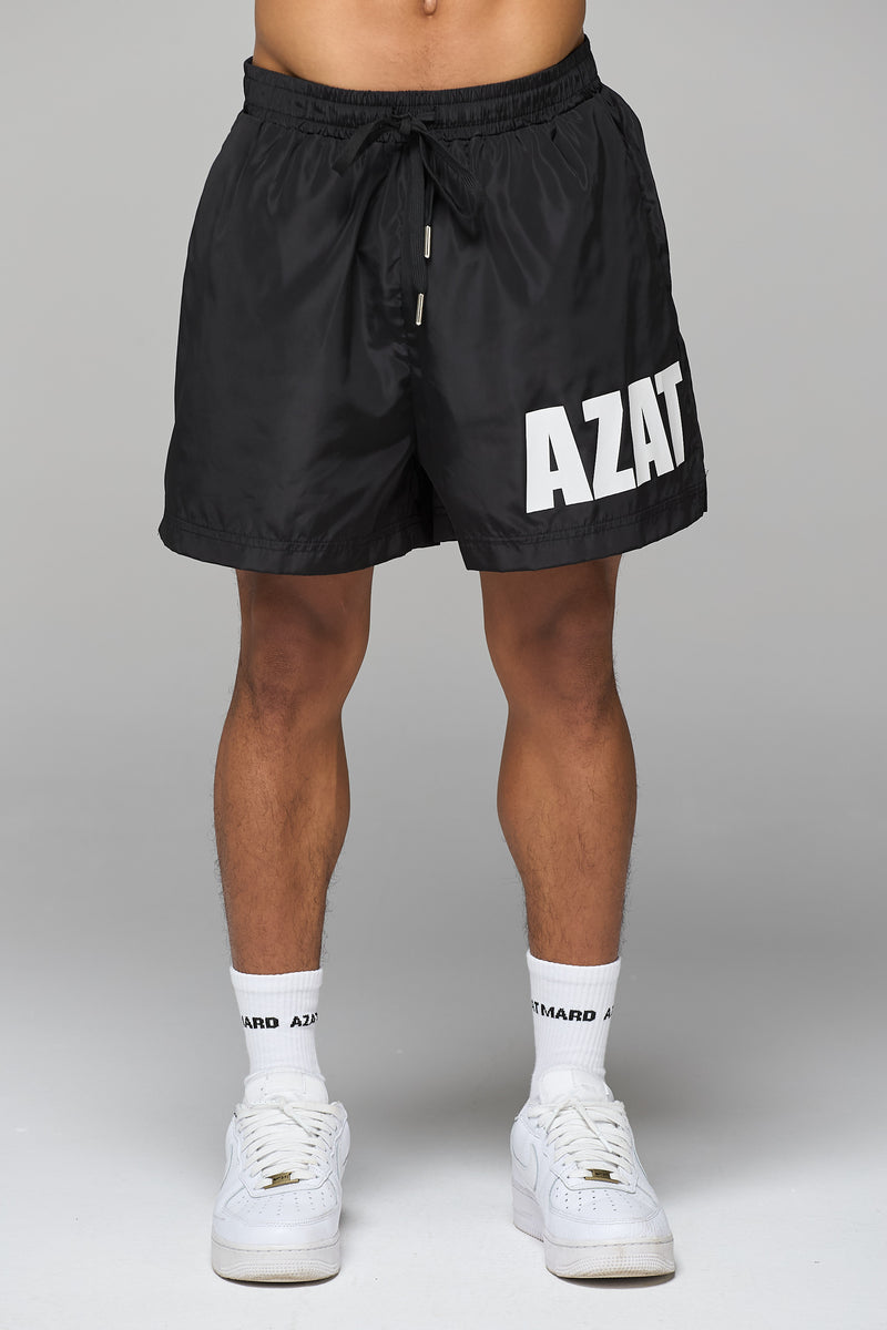 BLACK IMPACT LOGO SWIM SHORT