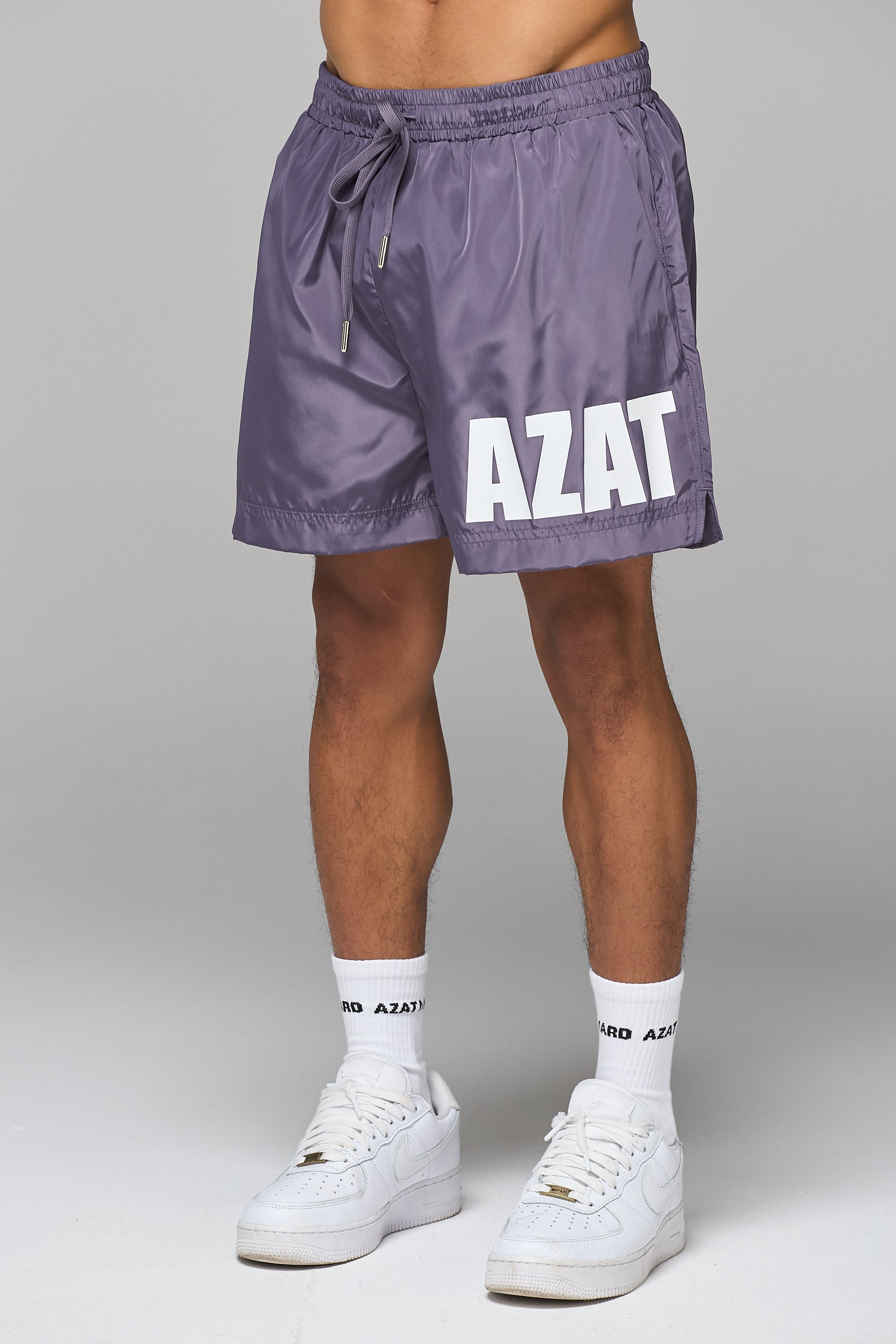 LILAC IMPACT LOGO SWIM SHORT