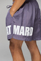 LILAC IMPACT LOGO SWIM SHORT