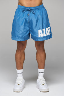 BLUE IMPACT LOGO SWIM SHORT
