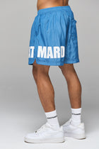 BLUE IMPACT LOGO SWIM SHORT