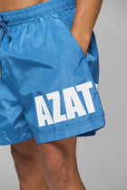 BLUE IMPACT LOGO SWIM SHORT