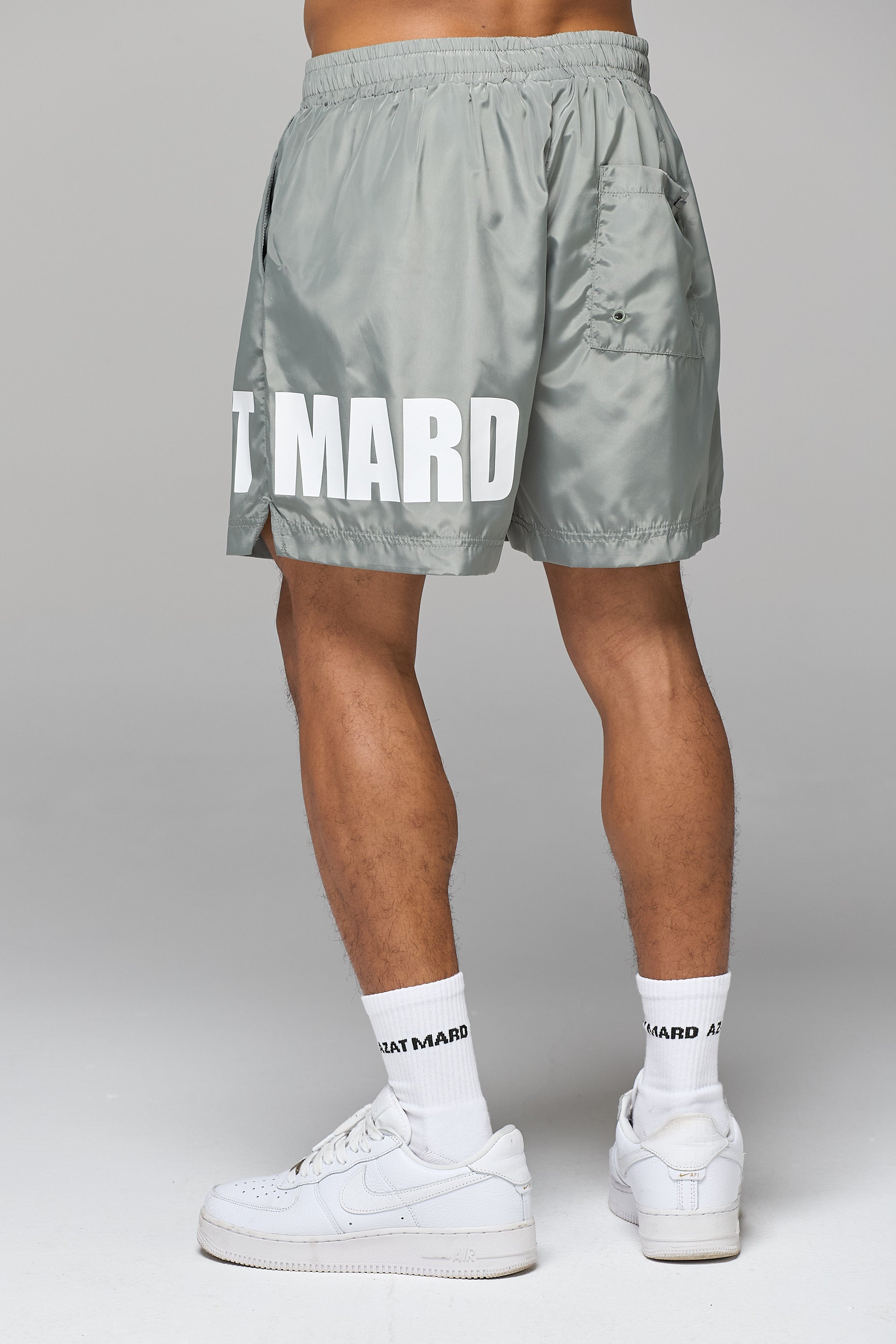 ХАКИ ПЛАВАТЕЛЬНЫЕ ШОРТЫ IMPACT LOGO