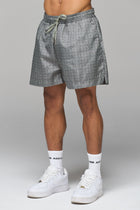 KHAKI ARMENIAN PATTERN SWIM SHORTS