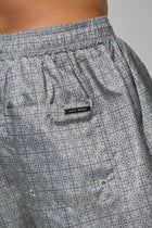KHAKI ARMENIAN PATTERN SWIM SHORTS