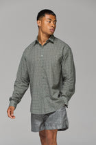 KHAKI ARMENIAN PATTERN SWIM SHORTS