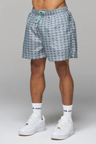 GREY ARMENIAN PATTERN SWIM SHORT