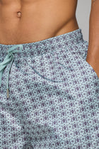 GREY ARMENIAN PATTERN SWIM SHORT