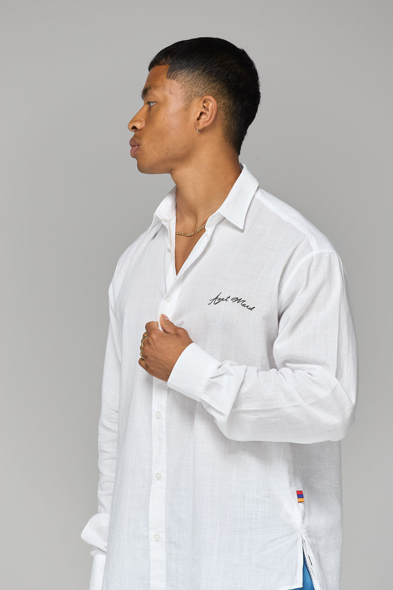 WHITE RELAXED SHIRT