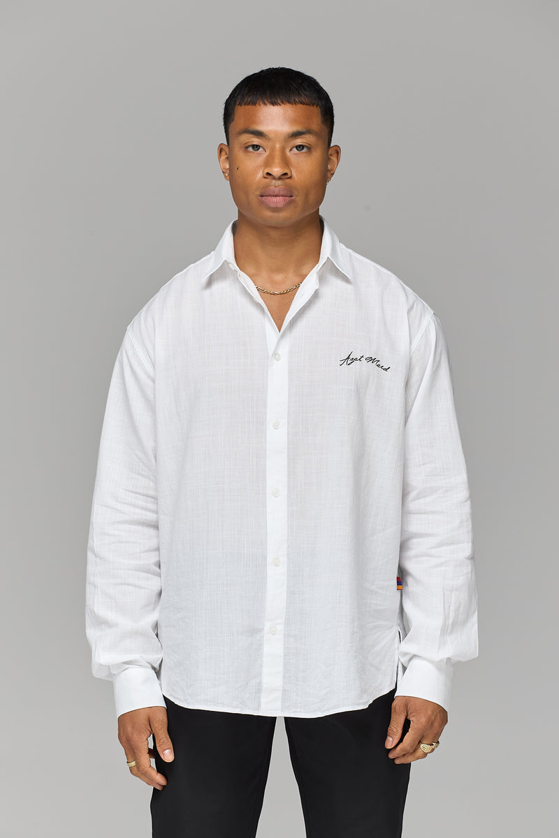 WHITE RELAXED SHIRT