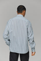 GREY ARMENIAN PATTERN RELAXED SHIRT