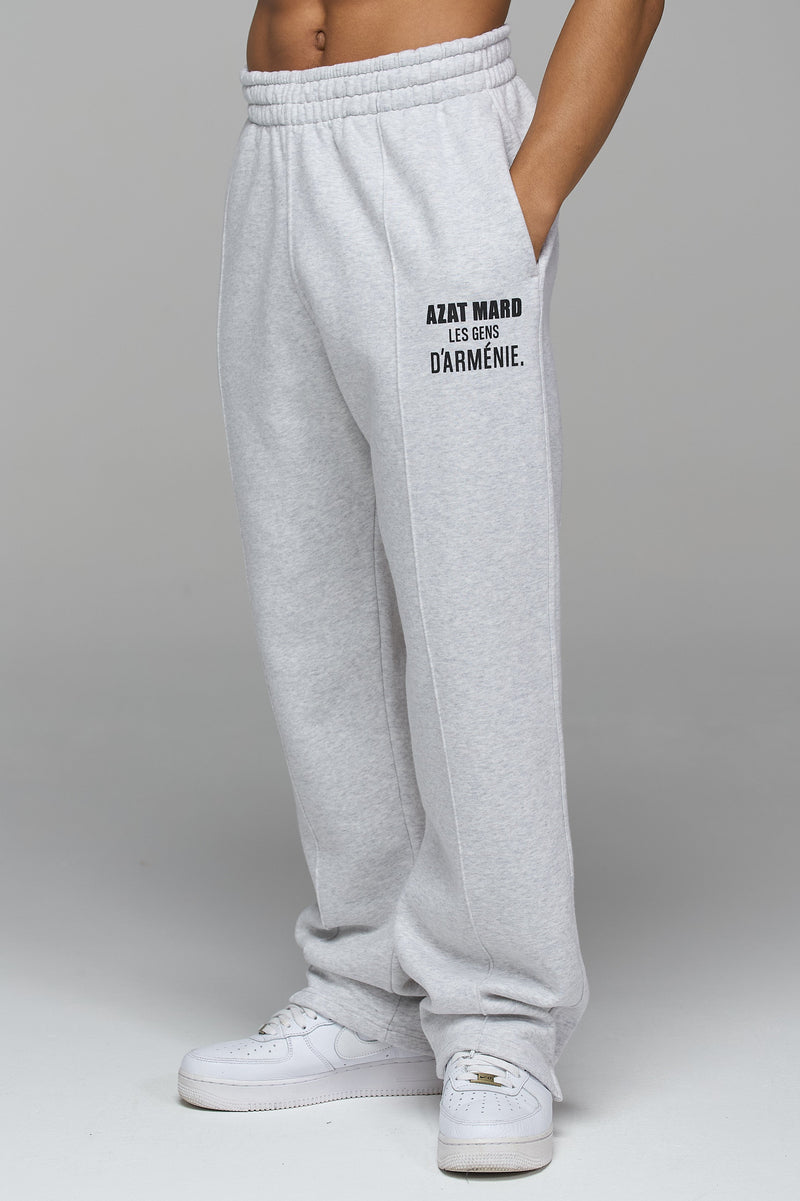 LES GENS MARL GREY RELAXED STRAIGHT LEG JOGGERS