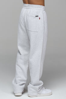 LES GENS MARL GREY RELAXED STRAIGHT LEG JOGGERS
