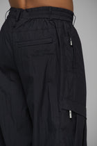 BLACK TECHNICAL COMBAT PANT