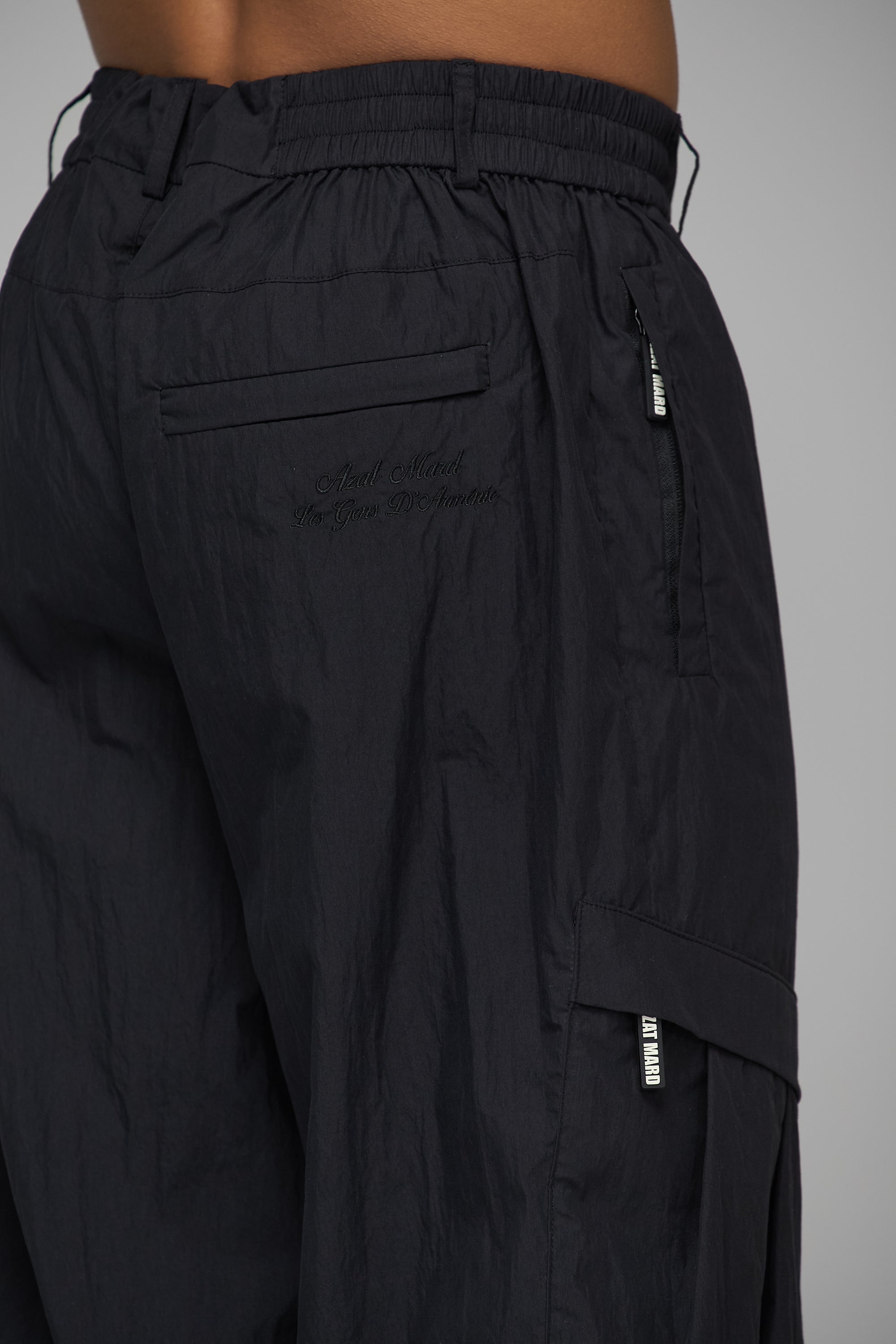 BLACK TECHNICAL COMBAT PANT