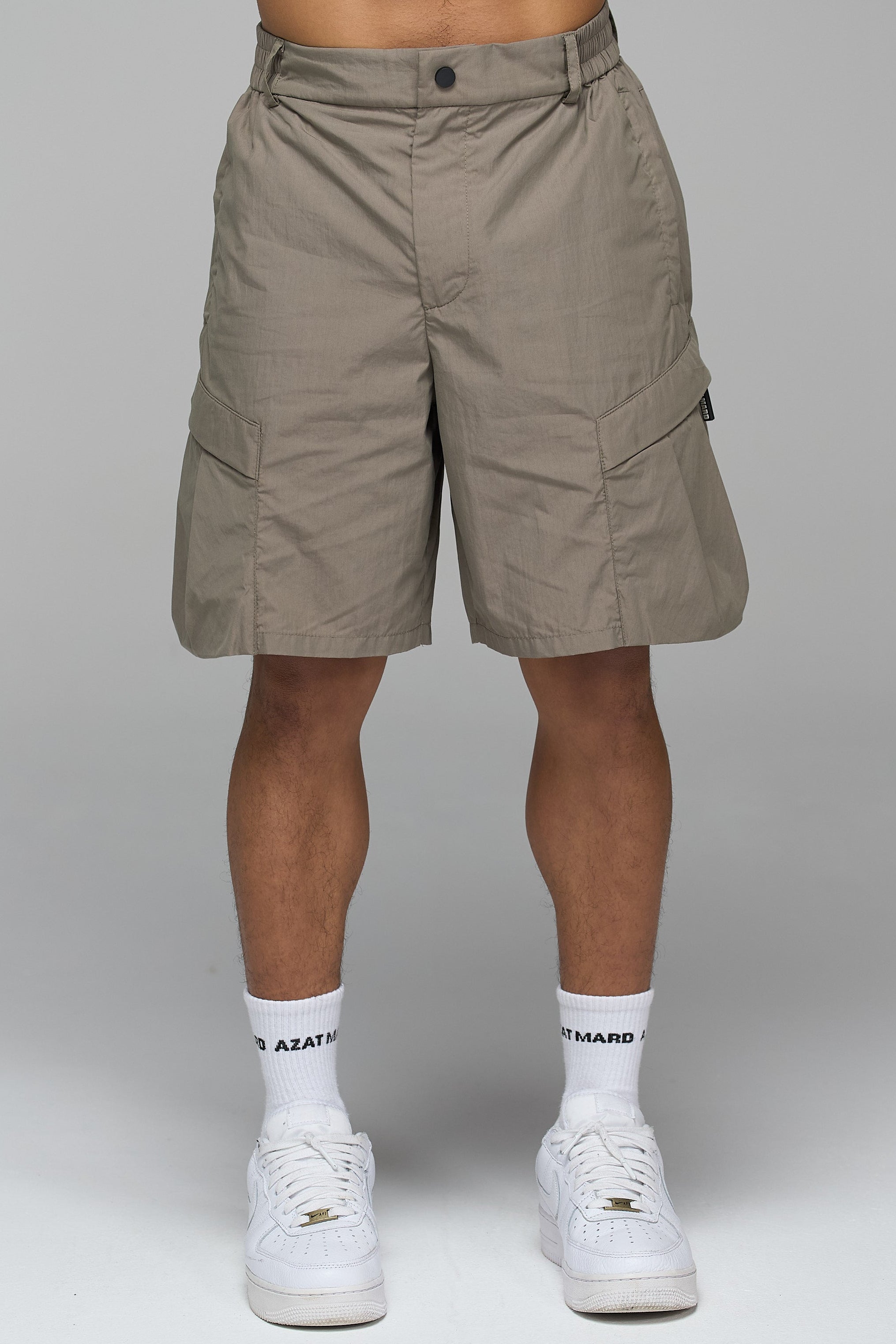 TAUPE TECHNICAL COMBAT SHORTS